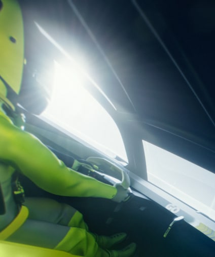 Nahaufnahme des Interieur des Corsa GSE Vision Gran Turismo